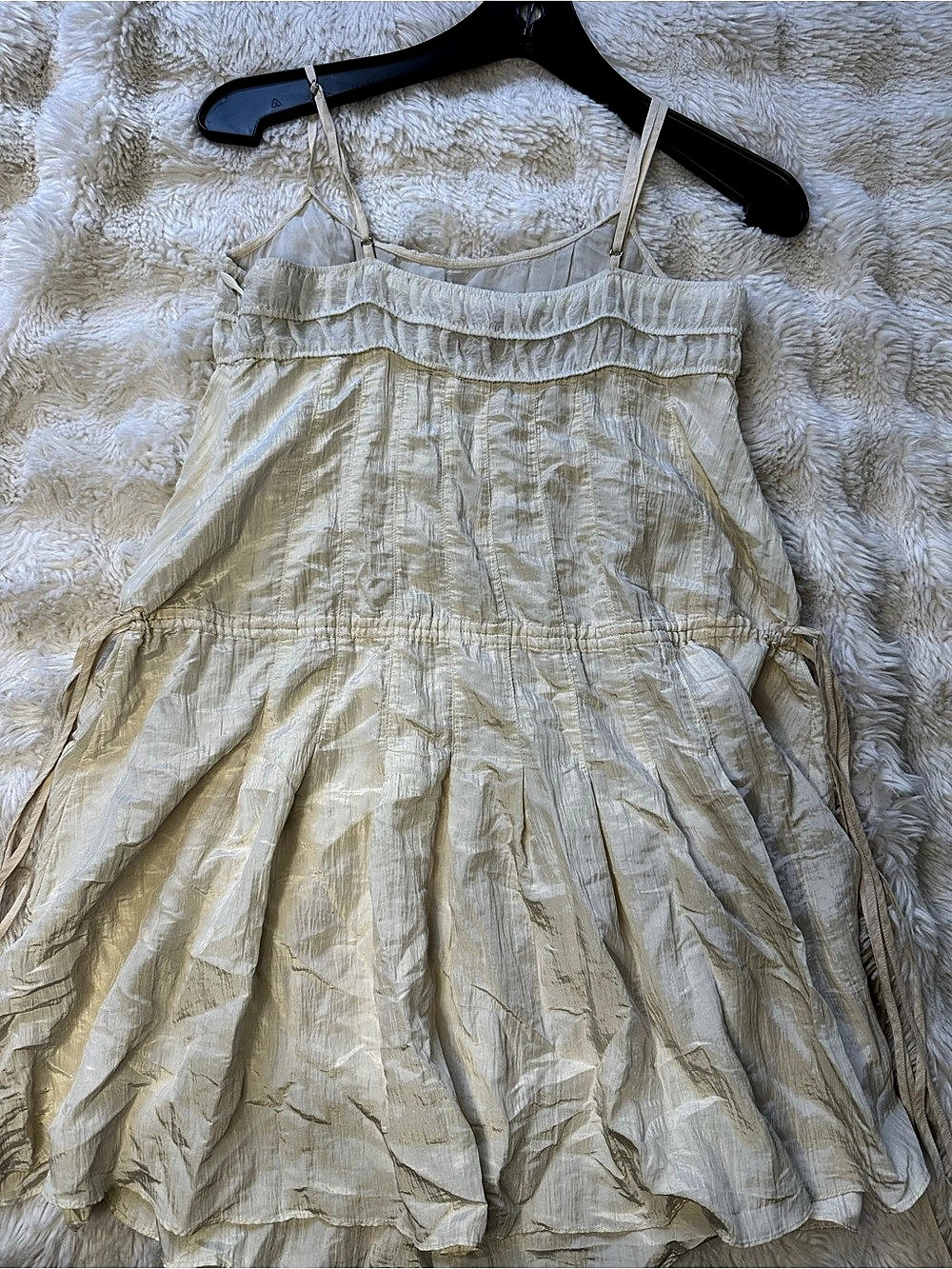 Rebecca Taylor Women's Mini Dress, Cream, Size 2